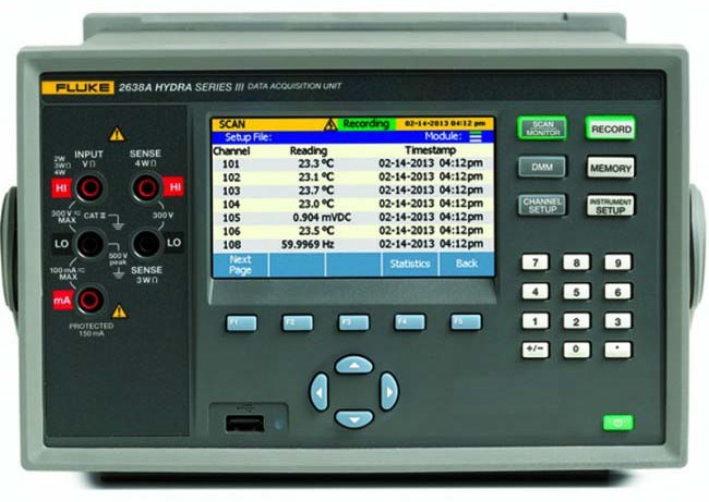 Сбор данных Fluke 2638A