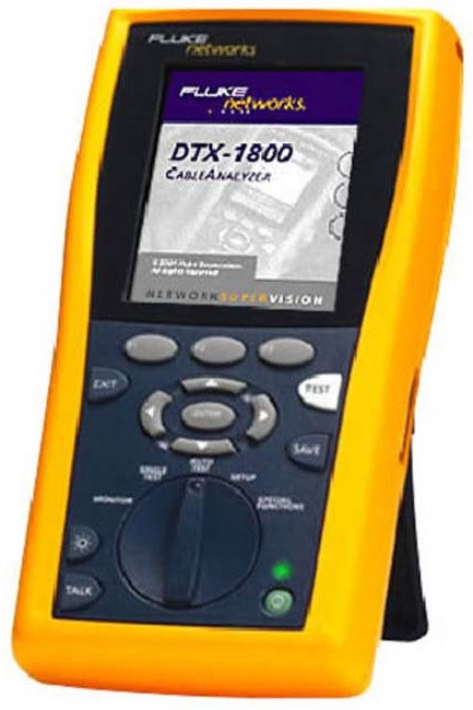 Кабельный и сетевой тестер Fluke Networks DTX-1800 INTL